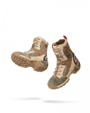 Cizme Sprayground Camo Terrain Fuerza Cobra Paratrooper Boots - Made In Colombia Numbere | 946201-TAI