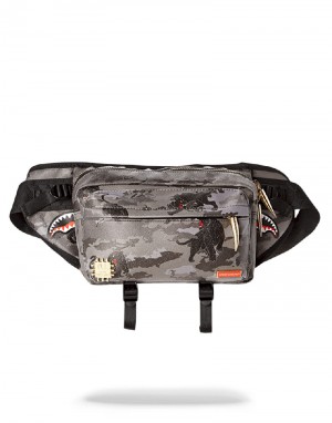 Cross Body Sprayground Black Panthera Camo Crossbody | 042531-QXL