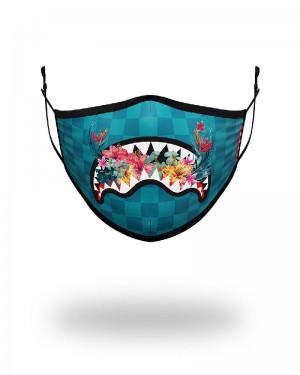 Fashion Mask Sprayground Adult Blossom Shark Form Fitting Face Mask | 614827-UER