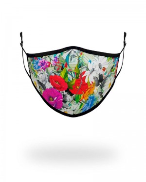 Fashion Mask Sprayground Adult Floral Money Form Fitting Face Mask | 825637-TER