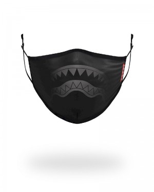 Fashion Mask Sprayground Adult Midnight Shark Form Fitting Face Mask | 084317-VJB