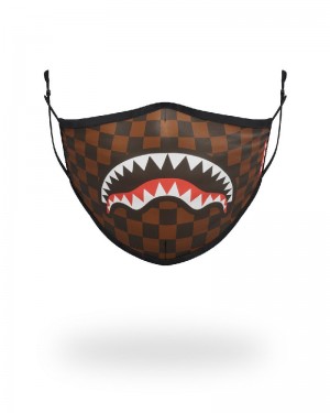 Fashion Mask Sprayground Adult Sharks In Paris (Original) Form Fitting Face Mask | 052486-EFX