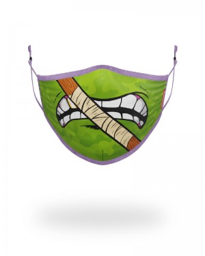 Fashion Mask Sprayground Adult Tmnt: Donatello Shark Form Fitting Face-Covering | 104529-YQV