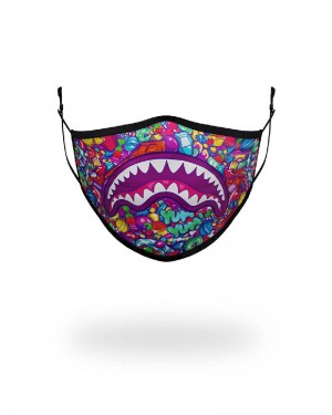 Fashion Mask Sprayground Kids Form Fitting Mask: Candy Shark | 813240-XSF