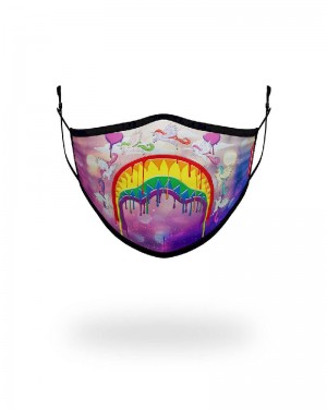 Fashion Mask Sprayground Kids Form Fitting Mask: Melt The Rainbow | 798016-BCP