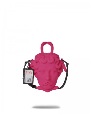 Geanta de Mana Sprayground The Met Canova Medusa Handbag (Pink) | 853476-SDL