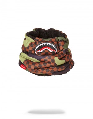 Gât Cald Sprayground Checker Camo Neck Warmer | 924857-ILW