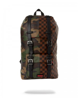 HILLS Sprayground Jungle Paris Hills Backpack | 613854-ZVQ