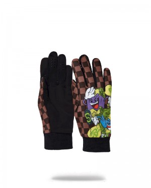 Manusi Sprayground Chase Bank Gloves | 460312-YHN