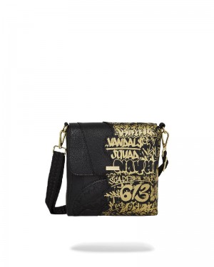 Messenger Sprayground Half Graff Glide Messenger Bag | 385967-USI