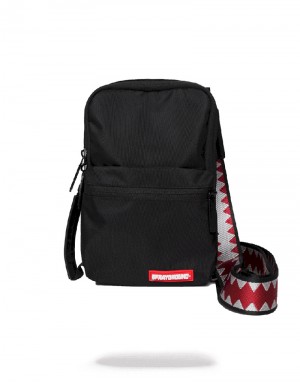 Mini Sling Sprayground Solid Black Shark Mini Sling | 061582-HWZ