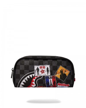 Pouch Sprayground Global Mogul Unlimited Miles Pencil Pouch | 715624-AHE