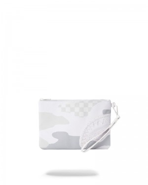 Pouchette Sprayground 3am Le Blanc Crossover Clutch | 963274-BFM