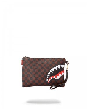 Pouchette Sprayground Checks In Camoflauge Crossover Clutch | 810256-QUL