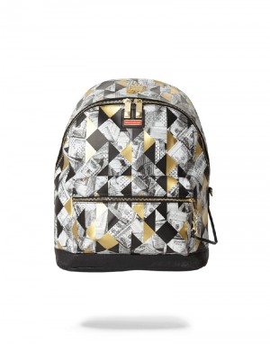 Rucsac Sprayground 6-Strap Fractal Money Emperor | 163907-JHY