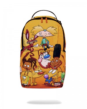 Rucsac Sprayground 90s Nick Cat Dog Shark Mouth Dlxsr Backpack | 975284-GRY