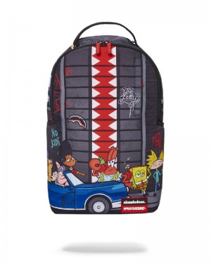 Rucsac Sprayground 90s Nick Vertical Shark Backpack (DLXV) | 186437-VEI