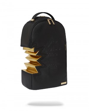 Rucsac Sprayground A.I.3 Shark Bite Black Gold Backpack (Dlxv) | 276850-FGM