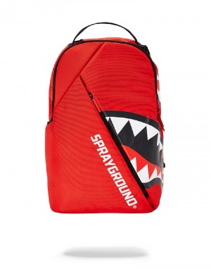 Rucsac Sprayground Angled Shark (Red) | 150237-DTH