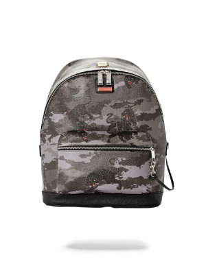 Rucsac Sprayground Black Panthera Camo Emperor | 186394-VJN