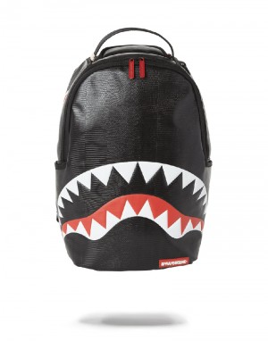 Rucsac Sprayground Black Reptile Shark Backpack (One Of One) | 658013-RYB