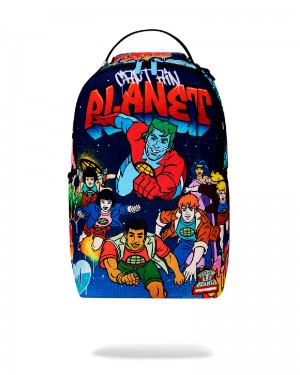 Rucsac Sprayground Captain Planet Official Dlxsr Backpack | 461378-MUQ