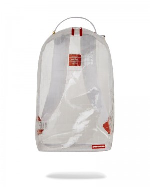 Rucsac Sprayground Clear Vision Sharks In Paris - 100% All Clear Dlx Backpack | 450869-PWA