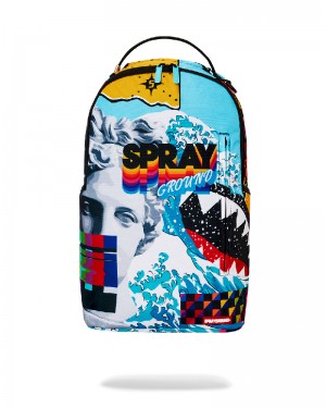 Rucsac Sprayground Collage Of Random Dlxsr Backpack | 149820-IMK