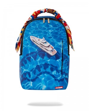 Rucsac Sprayground Deepsea Escape Backpack W/Removable Scarf | 032587-QBC