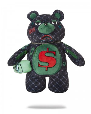 Rucsac Sprayground Dinero Moneybear Teddybear Backpack | 537264-XKM