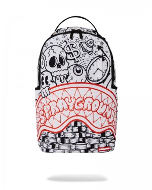 Rucsac Sprayground Doodle Day Dreams Dlxsr Backpack | 108564-OWC