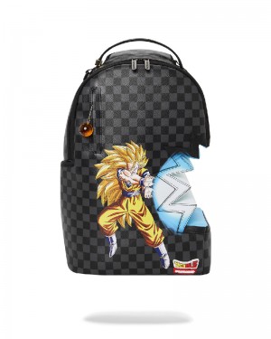 Rucsac Sprayground Dragon Ball Z Kamehameha Shark Bite Backpack (Dlxv) | 658401-DWZ