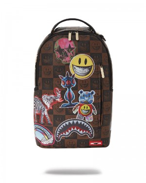 Rucsac Sprayground Global Mogul Popaganda Ron English Edition Backpack | 408951-IMZ