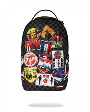 Rucsac Sprayground Global Mogul Unlimited Miles Backpack | 597642-BMS