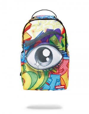 Rucsac Sprayground Graffiti Eye | 058634-TOH