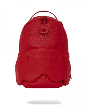 Rucsac Sprayground Heavy Metal Shark Red Backpack (Dlxv) | 906573-ODJ