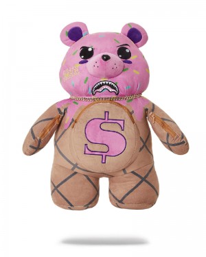 Rucsac Sprayground I Scream Moneybear Teddybear Backpack | 742915-XCZ