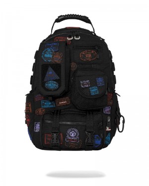 Rucsac Sprayground James First Class I Got These Stamps Backpack | 132758-ZVP