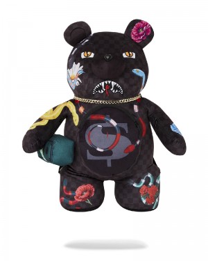 Rucsac Sprayground Jardin D'Eden Moneybear Teddybear Backpack | 162389-YHU