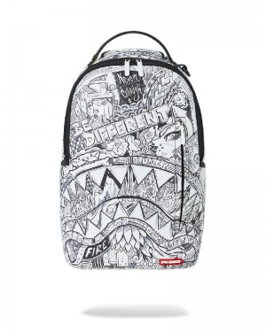 Rucsac Sprayground Mad Doodles Backpack (Dlxv) | 216753-EPB