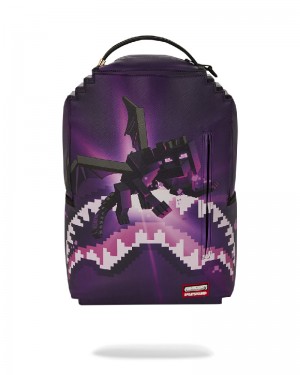 Rucsac Sprayground Minecraft Ender Dragon Attack Backpack | 756139-SYJ