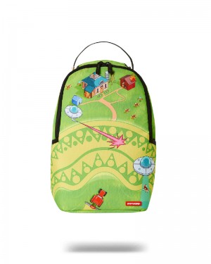 Rucsac Sprayground Mini Alien Farm Backpack | 860597-BAX