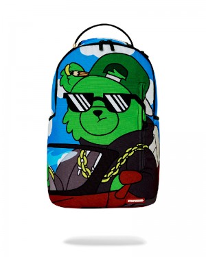 Rucsac Sprayground Money Bear Too Skool For Cool Dlxsr Backpack | 548130-XTM