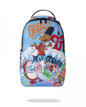 Rucsac Sprayground Nick 90s Crew Standing Out Dlxsr Backpack | 326795-KTA