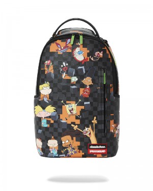 Rucsac Sprayground Nickelodeon Checkbreak Backpack (Dlxv) | 901265-DGB