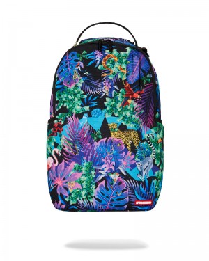 Rucsac Sprayground Night Tropics Dlxsr Backpack | 569710-BKG