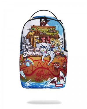 Rucsac Sprayground Noah'S Sh-Ark-Mouth Dlxsr Backpack | 217309-OJW