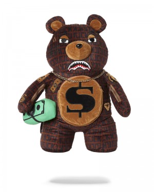 Rucsac Sprayground Offended Moneybear Teddybear Backpack | 238756-LWP