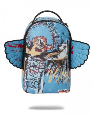 Rucsac Sprayground Official Basquiat Untitled (Fallen Angel) 1981 Wing Backpack (Dlxv) | 058179-JBA