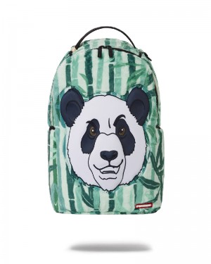 Rucsac Sprayground Panda Cozy Velour Fur Backpack | 027964-NKA